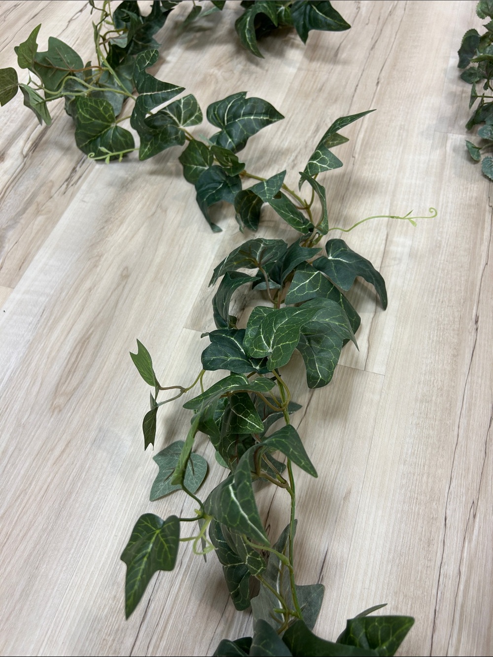 Artificial Ivy Garland - Green Decorative Home Holiday Vine - set of 3 image 3